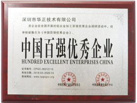 中國百強(qiáng)優(yōu)秀企業(yè)